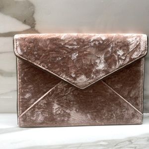 REBECCA MINKOFF CLUTCHES WOMEN VELVET PINK
